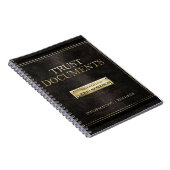 Vertrauenswürdige Dokumente Notizblock (Rechte Seite)