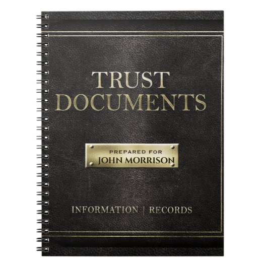 Vertrauenswürdige Dokumente Notizblock (Vorderseite)