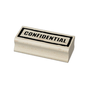 Vertraulich Gummistempel