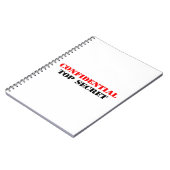 Vertraulich Notizblock (Linke Seite)