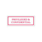 Vertraulich und Privat Permastempel (Design)