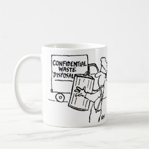 Vertrauliche Abfallentsorgung & Junk-Mail Kaffeetasse
