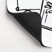 Vertrauliche Abfallentsorgung Mousepad (Ecke)