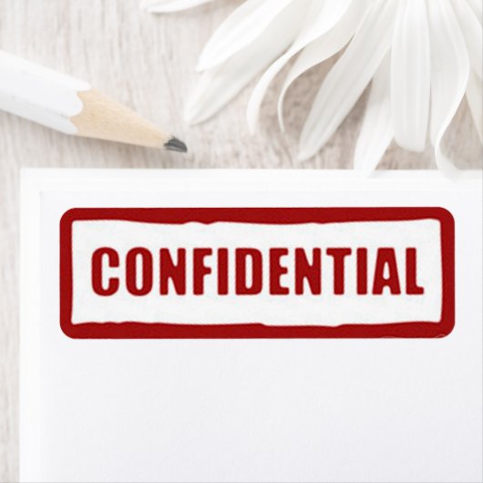 Vertrauliche Aufkleber (Insitu)