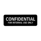 VERTRAULICHE BEZEICHNUNGEN (Vorne)