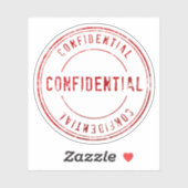 Vertrauliche Briefmarke Aufkleber (Blatt)