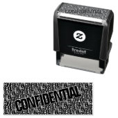 Vertrauliche Briefmarke zum Datenschutz Permastempel (Beispiel)