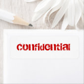 Vertrauliches Etikett (Insitu)