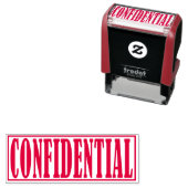 Vertrauliches Geschäftsbüro - Gerahmtes einfaches Permastempel (Beispiel)