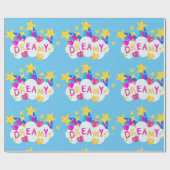 verträumt geschenkpapier (Flach)