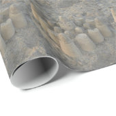 verträumte Sandburg Geschenkpapier (Rolleneckpunkt)