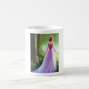 Verträumte Waldprinzessin Whimsical-Ästhetik Kaffeetasse
