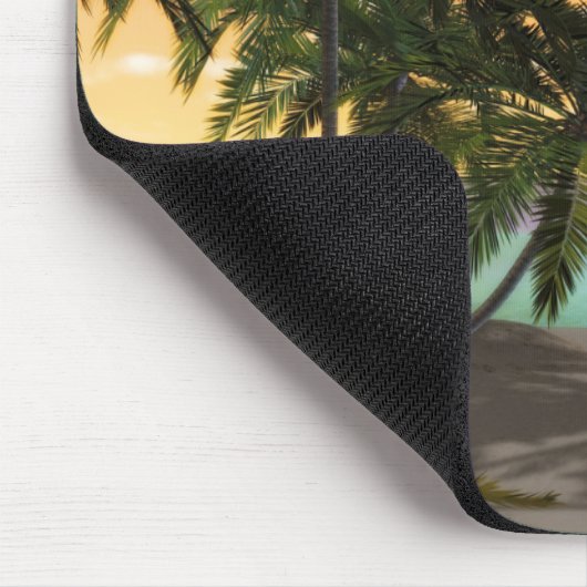verträumte Wüsteninsel Mousepad (Ecke)