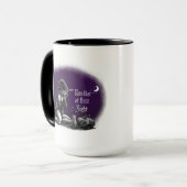 Vertraut bei First Sight (Lila Sky) Tasse (Vorderseite Links)