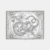 Vertrauter Drache: DIY Farbton durch Sonja A.S. Fleecedecke (Vorderseite (Horizontal))