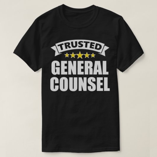 Vertrauter General Counsel T-Shirt (Design vorne)