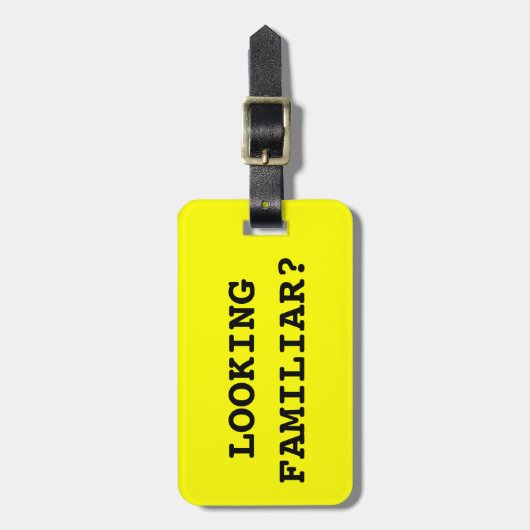 Vertrauter Gepäckanhänger für Taschen und Koffer (Vorderseite vertikal)