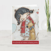 Vertrauter Vertrauter - Grußkarte Karte (Vorderseite)