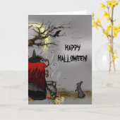 VERTRAUTES HALLOWEEN KARTE (Gelbe Blume)