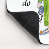 Vertrautes Sprichwort Ich mache keine Morgenkarika Mousepad (Ecke)