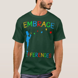 Vertrautheit mit den Unterschieden des Puzzle Auti T-Shirt