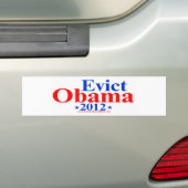 VERTREIBEN SIE OBAMA 2012 GEWALTSAM AUTOAUFKLEBER (Auf Auto)