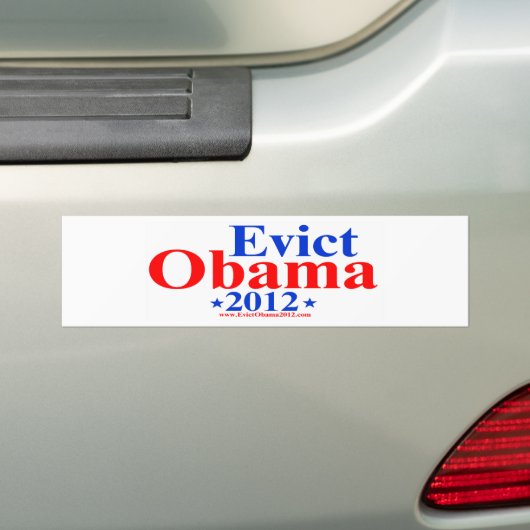 VERTREIBEN SIE OBAMA 2012 GEWALTSAM AUTOAUFKLEBER (Auf Auto)