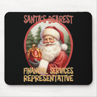 Vertreter Finanzdienstleistungen Weihnachtsfeierta Mousepad