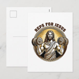 Vertreter für Jesus Feiertagspostkarte