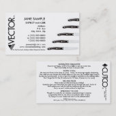 Vertreter-u. Manager-Visitenkarten Visitenkarte (Vorne/Hinten)