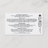 Vertreter-u. Manager-Visitenkarten Visitenkarte (Rückseite)