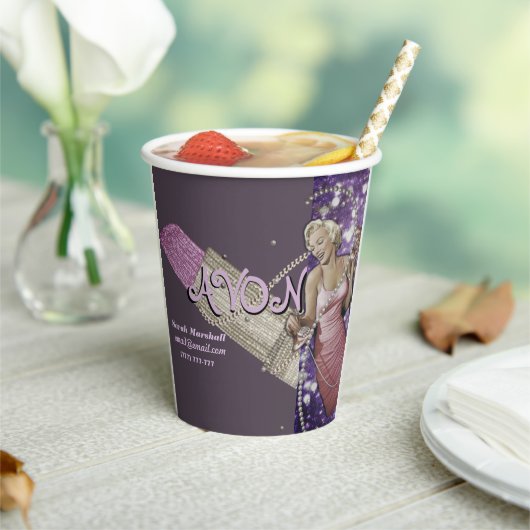 Vertreter von Avon Pappbecher (In Situ)