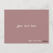 Vertreter von Avon Postkarte (Rückseite)