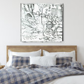 Vertretung der Pest, 1572 Leinwanddruck (Insitu (Schlafzimmer))