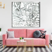 Vertretung der Pest, 1572 Leinwanddruck (Insitu (Wohnzimmer))