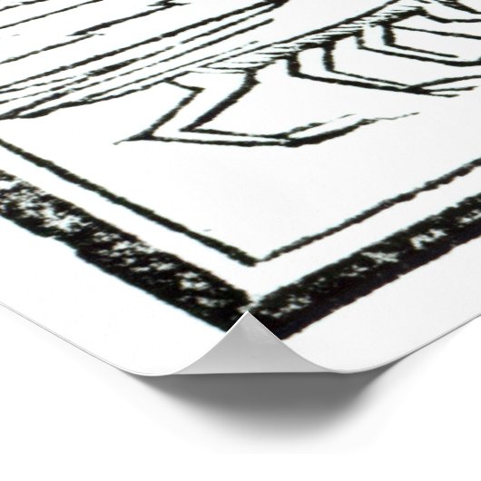 Vertretung der Pest, 1572 Poster (Ecke)