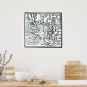 Vertretung der Pest, 1572 Poster (Küche)