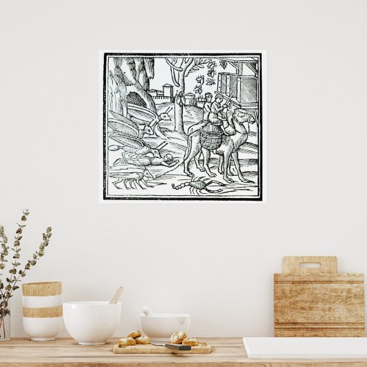 Vertretung der Pest, 1572 Poster (Küche)