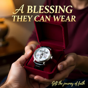 Vertretung Jesu am Kreuz Armbanduhr