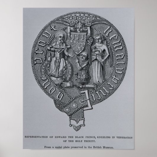 Vertretung von Edward dem Schwarzen Prinzen Poster (Vorne)