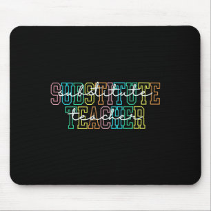 Vertretungslehrer Lehrer Dankeschön Geschenk Vertr Mousepad