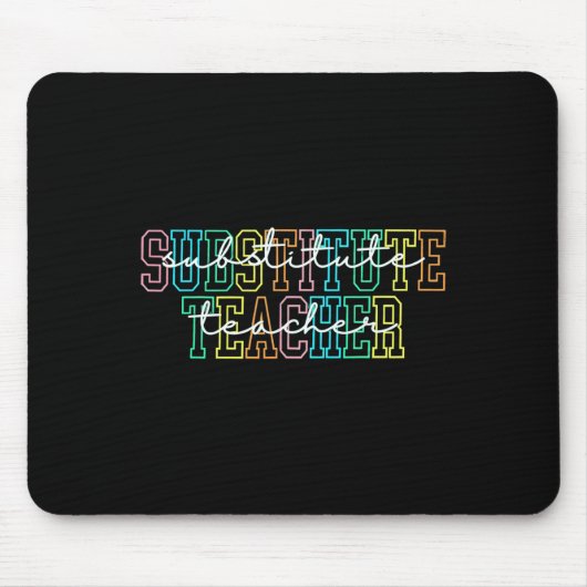 Vertretungslehrer Lehrer Dankeschön Geschenk Vertr Mousepad (Vorne)