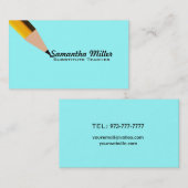 Vertretungslehrer-Visitenkarten Visitenkarte (Vorne/Hinten)