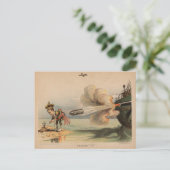 Vertrieb im spanischen Amerikanischen Krieg Postkarte (Stehend Vorderseite)