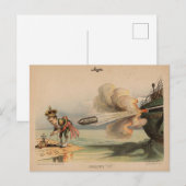 Vertrieb im spanischen Amerikanischen Krieg Postkarte (Vorne/Hinten)