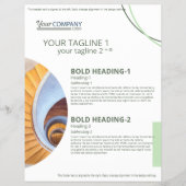 Vertrieb moderner, geometrischer Foto-Formen für O Flyer (Vorne)