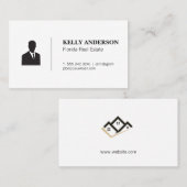 Vertrieb | Real Anwesen Beruflich Visitenkarte (Vorne/Hinten)