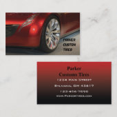 Vertrieb und Service von Auto mit hoher Performanc Visitenkarte (Vorne/Hinten)