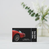 Vertrieb und Service von Auto mit hoher Performanc Visitenkarte (Stehend Vorderseite)