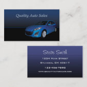Vertrieb und Service von Auto Visitenkarte (Vorne/Hinten)